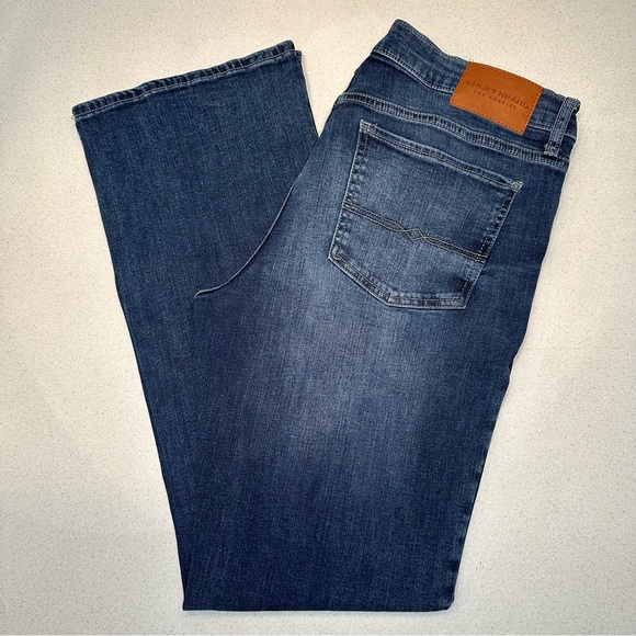 Lucky Brand Sweet Boot Mid-Rise Jeans Medium Blue Women’s Size 14/32 - Picture 1 of 11